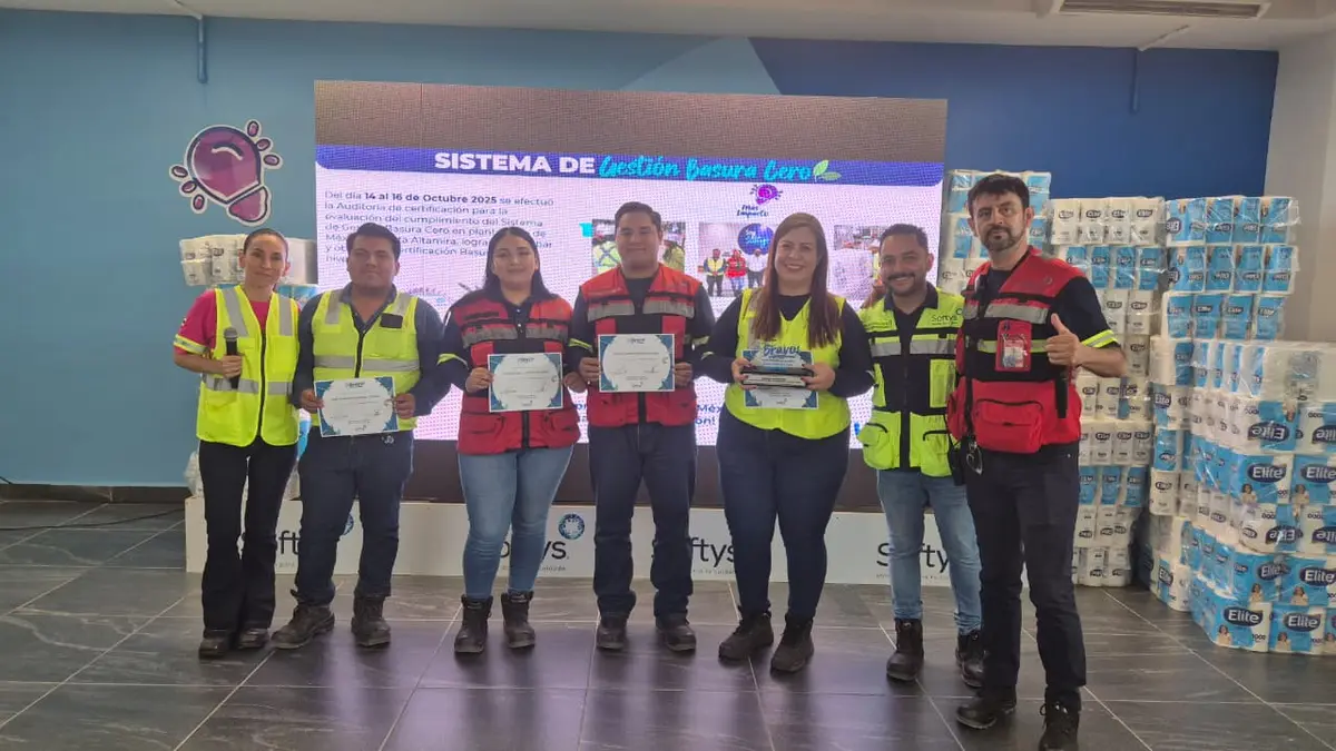 Softys México earns Silver Zero Waste Certification and moves towards a more circular industry