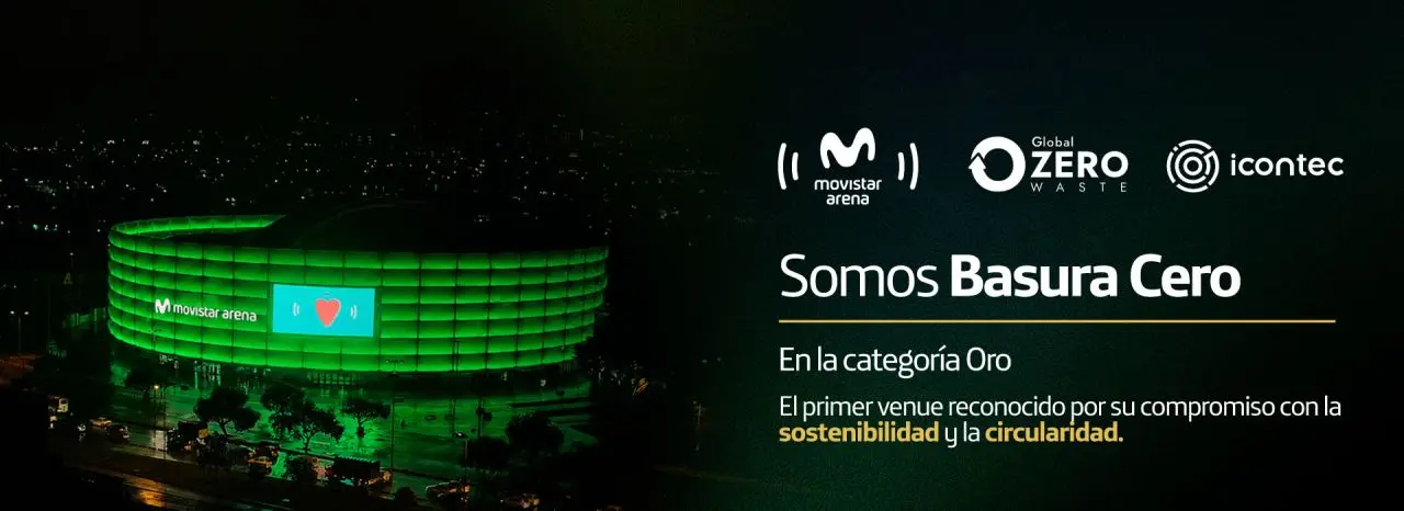 movistar arena zero waste